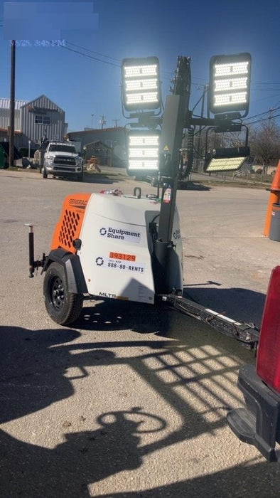 2024 Generac MLT2 Diesel, Flex Switch 120V Input, Powerzone Controller, 
(4) 320W LED Lights, 4kW Generator, 39.9 Gal Fuel Tank, 2" Ball, T3