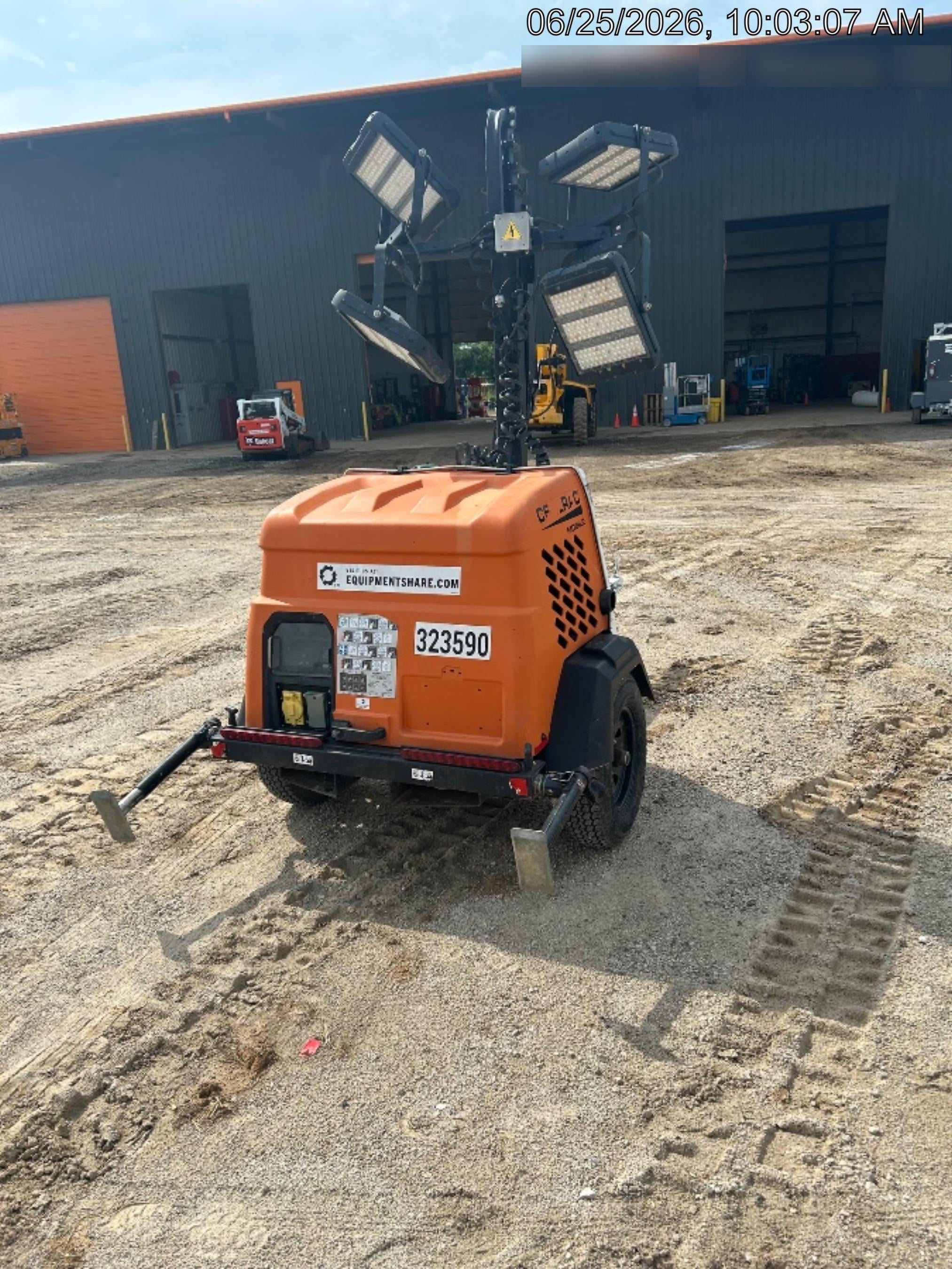 2023 Generac MLT2 Diesel, Flex Switch 120V Input, Powerzone Controller, (4) 320W LED Lights, 4kW Generator, 39.9 Gal Fuel Tank, 2" Ball, T3