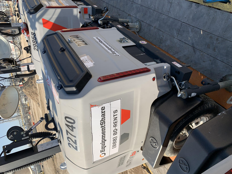 2019 Wacker Neuson LTV6L-MH Wacker Neuson LTV6L Mobile Light Tower w/Fuel Level Sensor Installed