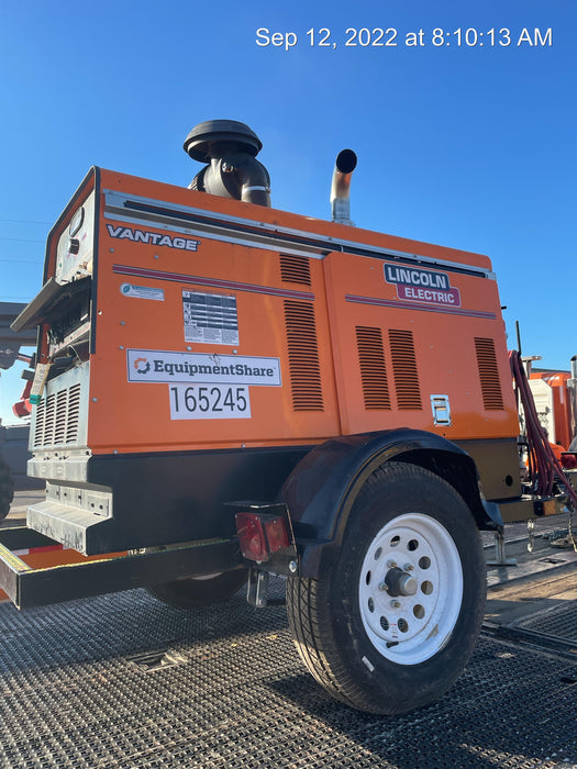 2021 Lincoln Electric Vantage 549X Ready Pak 3, ORANGE (includes trailer, cable rack, fender light kit)