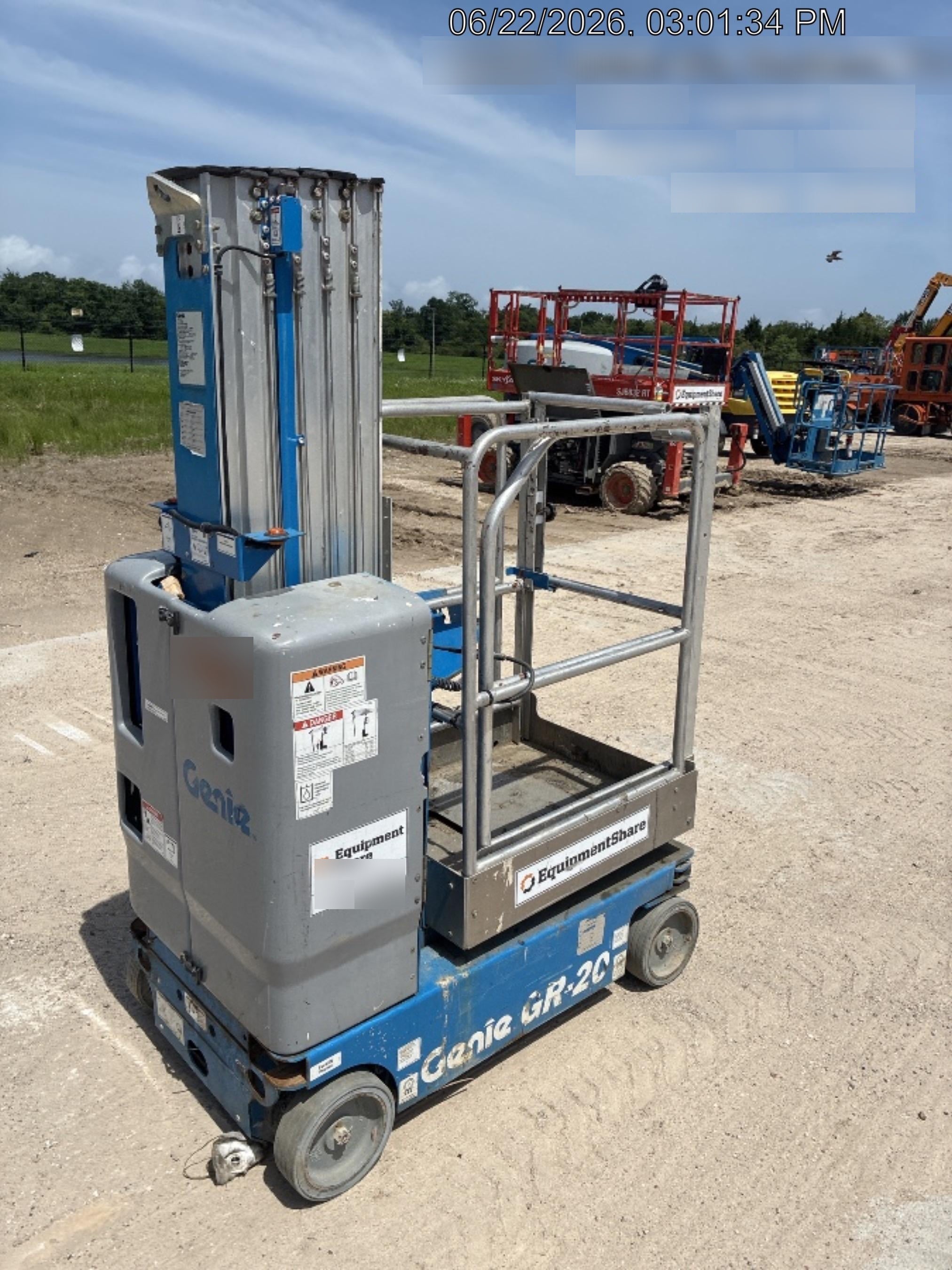 2019 GENIE GR-20