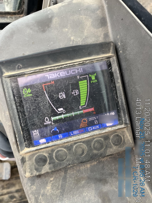 2019 Takeuchi TB290 Takeuchi TB290 Cab/Heat/AC w/Rubber Tracks, Auxiliary Hydraulics, Dozer Blade, Manual QC