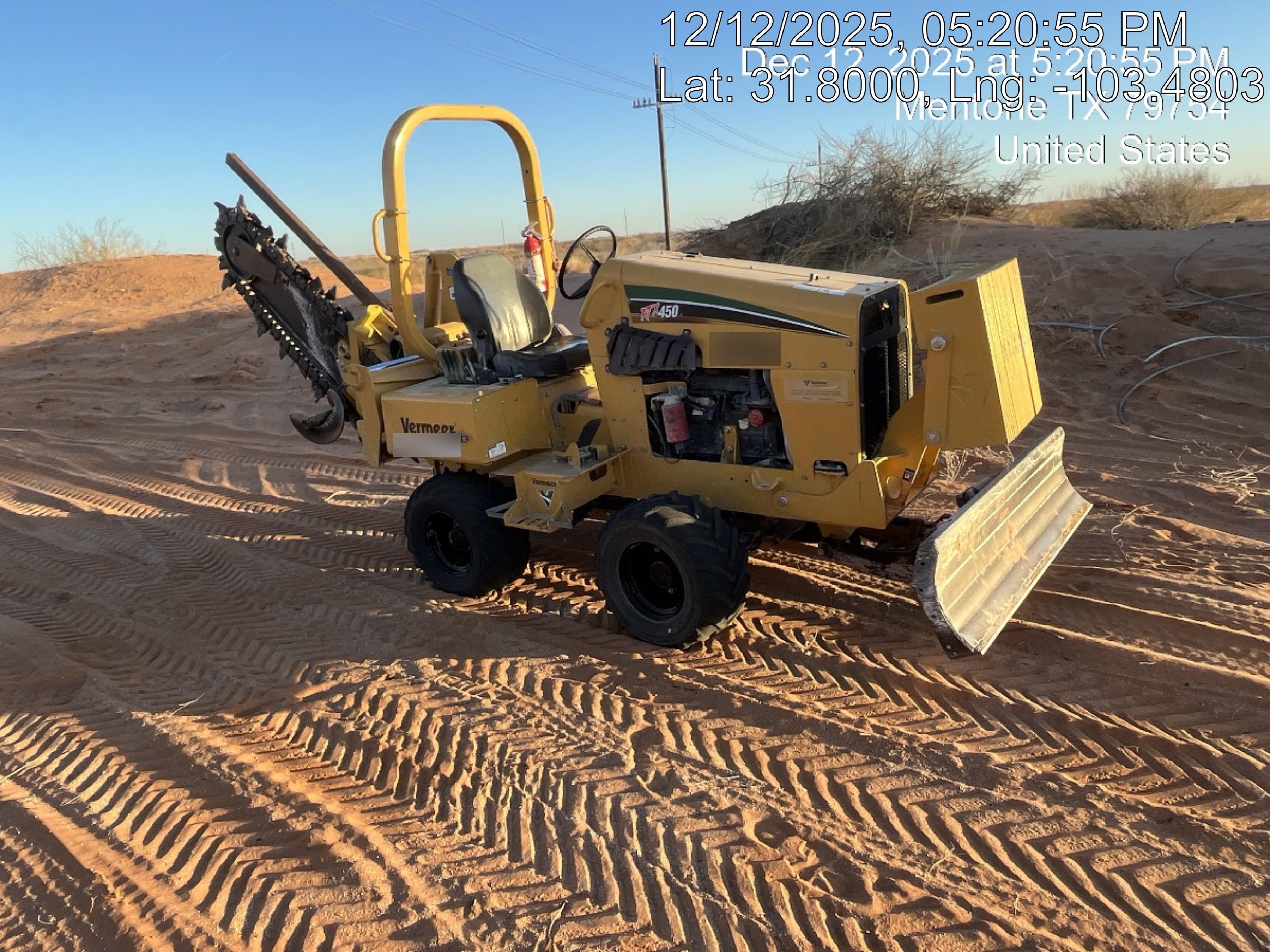 2019 VERMEER RTX450
