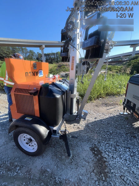 2025 Wanco WLTT-4MM4K Diesel, Mitsubishi L2E, 9.0HP @1800 rpm, Deep Sea Controller, Shore Power Plug, Auto Start, (4) 350W LED Floodlights, 4kW Generator, 60 Gal Fuel Tank, 2" Ball, T3