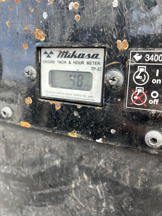 2023 Multiquip MV308GH Honda GX270, 18" Plate, Tachometer