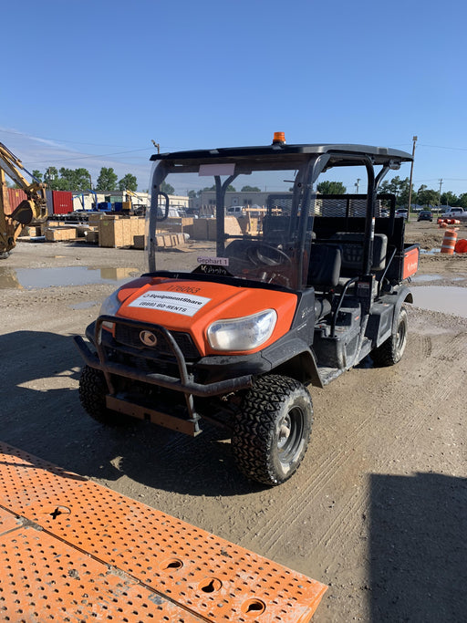 2021 Kubota RTV-X1140W-H Plastic Canopy, Windshield Acrylic Clear, LED Strobe Light, Wire Harness Kit, Back up Alarm