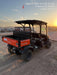 2022 Kubota RTV-X1140W-H Plastic Canopy, Windshield Acrylic Clear, LED Strobe Light, Wire Harness Kit, Back up Alarm