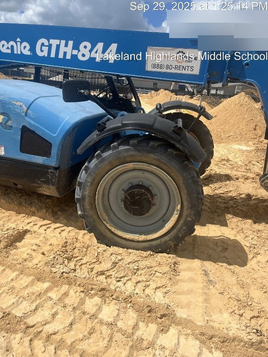 2018 Genie GTH-844 Genie GTH-844D w/Open ROPS, FF Tires, Work Light/Beacon, 60" Carriage and Forks