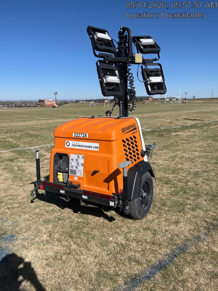 2023 Generac MLT2 Diesel, Flex Switch 120V Input, Powerzone Controller, (4) 320W LED Lights, 4kW Generator, 39.9 Gal Fuel Tank, 2" Ball, T3