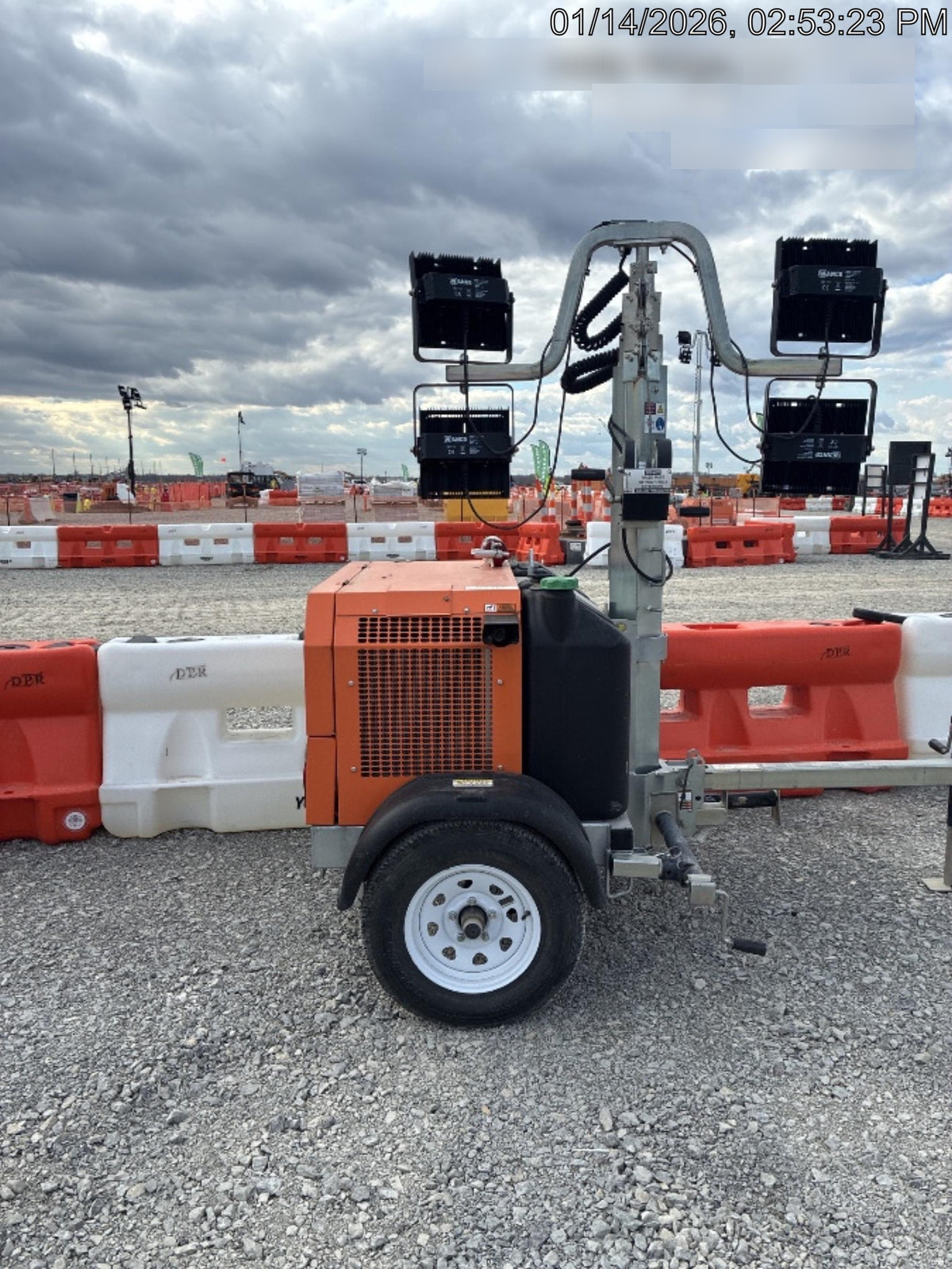 2024 Wanco WLTT-4MM4K Diesel, Deep Sea Controller, Shore Power Plug, Auto Start, (4) 350W LED Floodlights, 4kW Generator, 60 Gal Fuel Tank, 2" Ball, T3