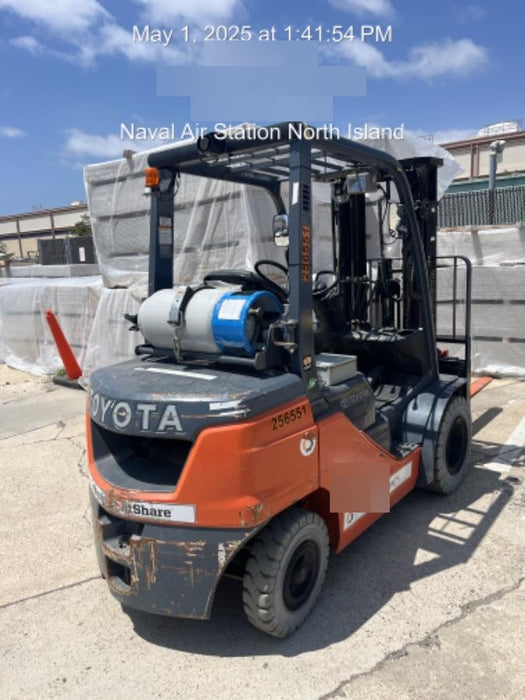 2022 TOYOTA 8FGU25 LP w/ Scale