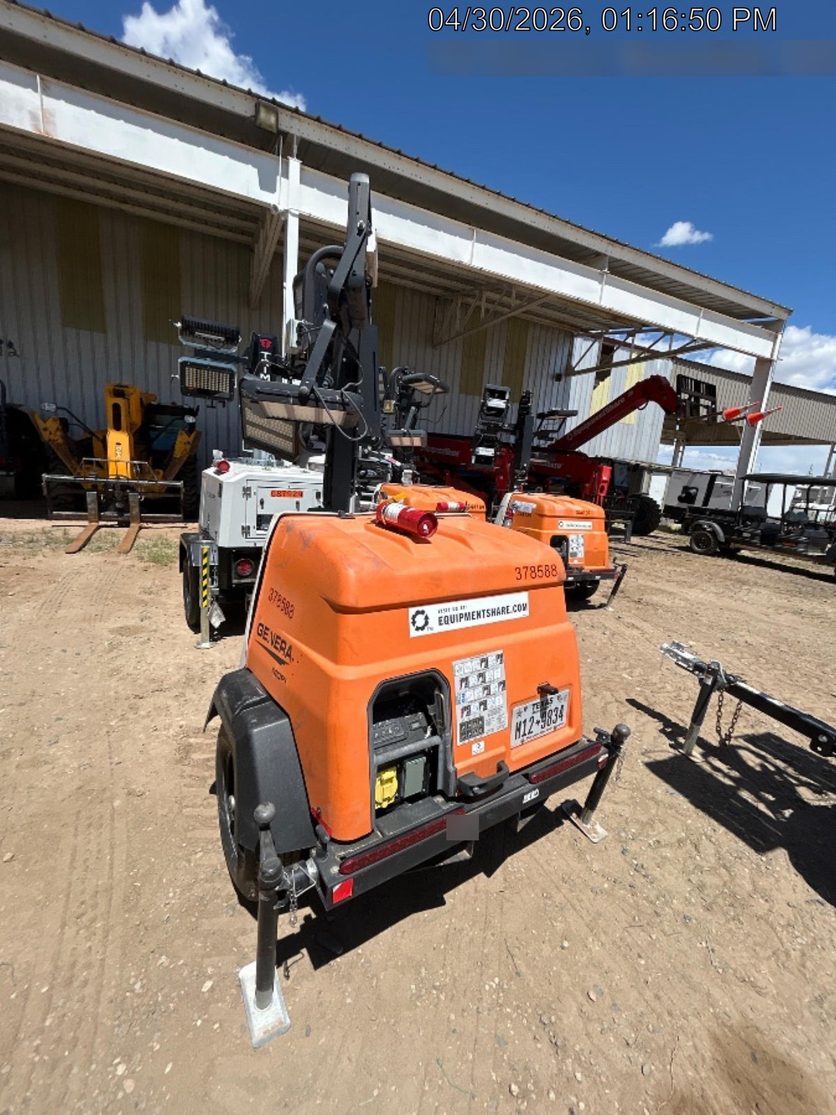 2023 Generac MLT2 Diesel, Flex Switch 120V Input, Powerzone Controller, 
(4) 320W LED Lights, 4kW Generator, 39.9 Gal Fuel Tank, 2" Ball, T3