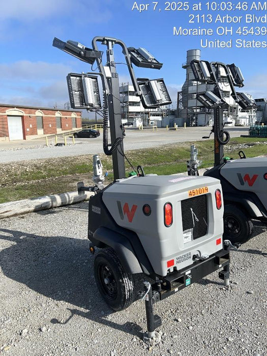 2024 Wacker Neuson LTT4 Diesel, Kohler KDW702, Deep Sea Controller, Auto Start, LED 320W, Bypass Outlet, T3