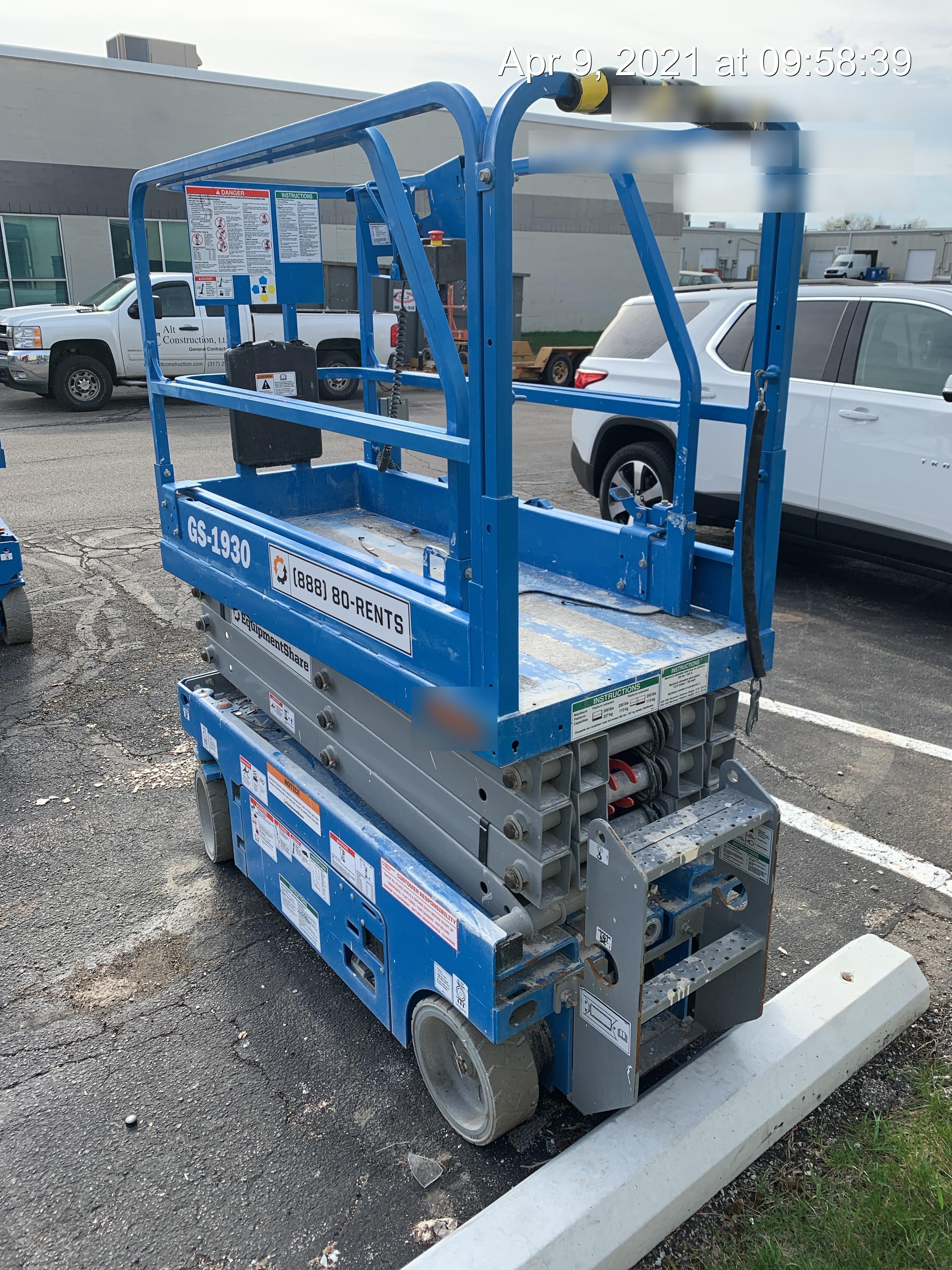 2020 Genie GS-1930 Standard Machine