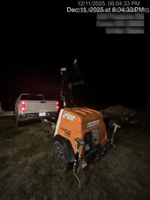 2024 Generac MLT2 Diesel, Flex Switch 120V Input, Powerzone Controller, 
(4) 320W LED Lights, 4kW Generator, 39.9 Gal Fuel Tank, 2" Ball, T3