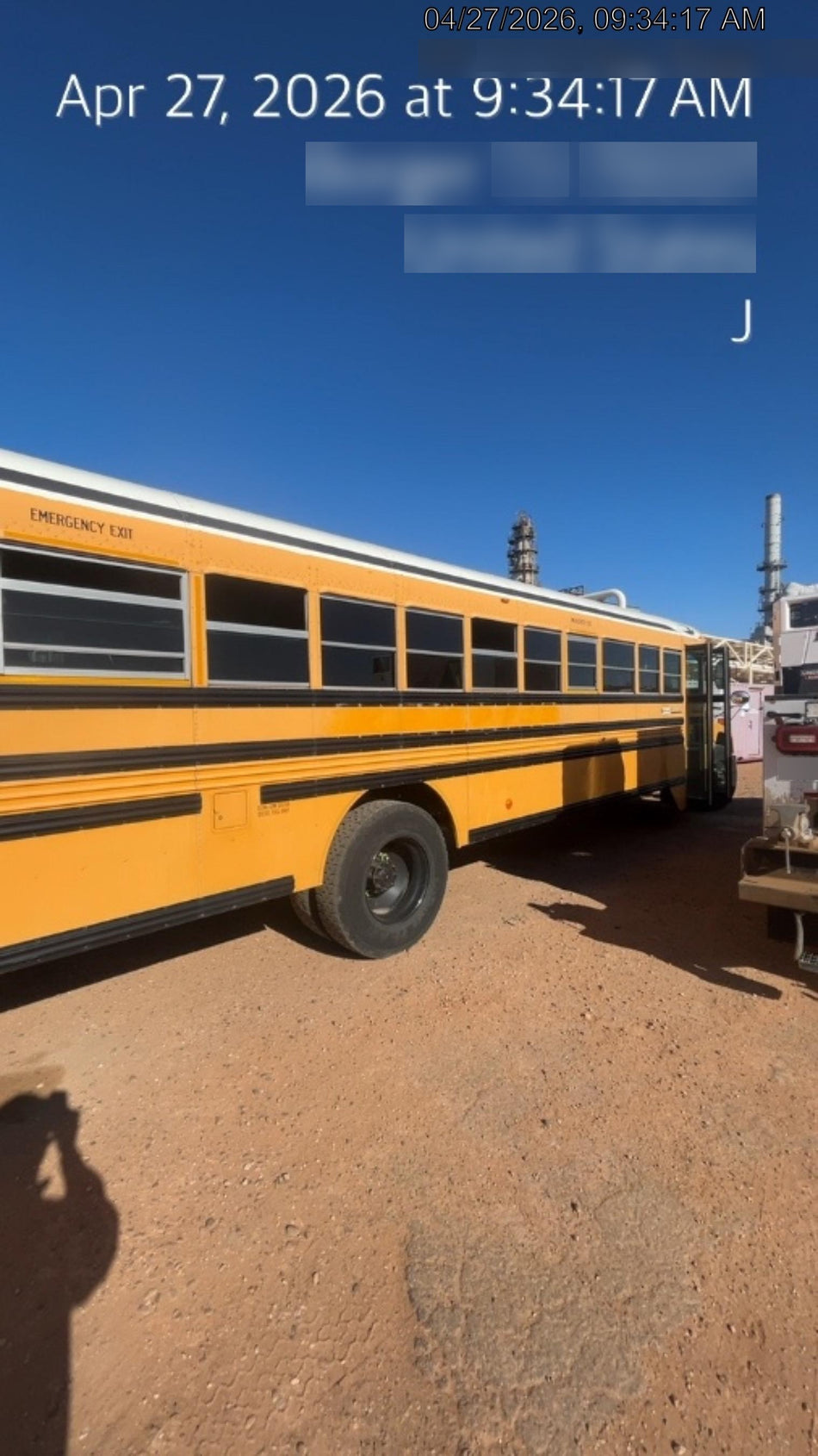 2012 BLUE BIRD 72 Passenger Bus