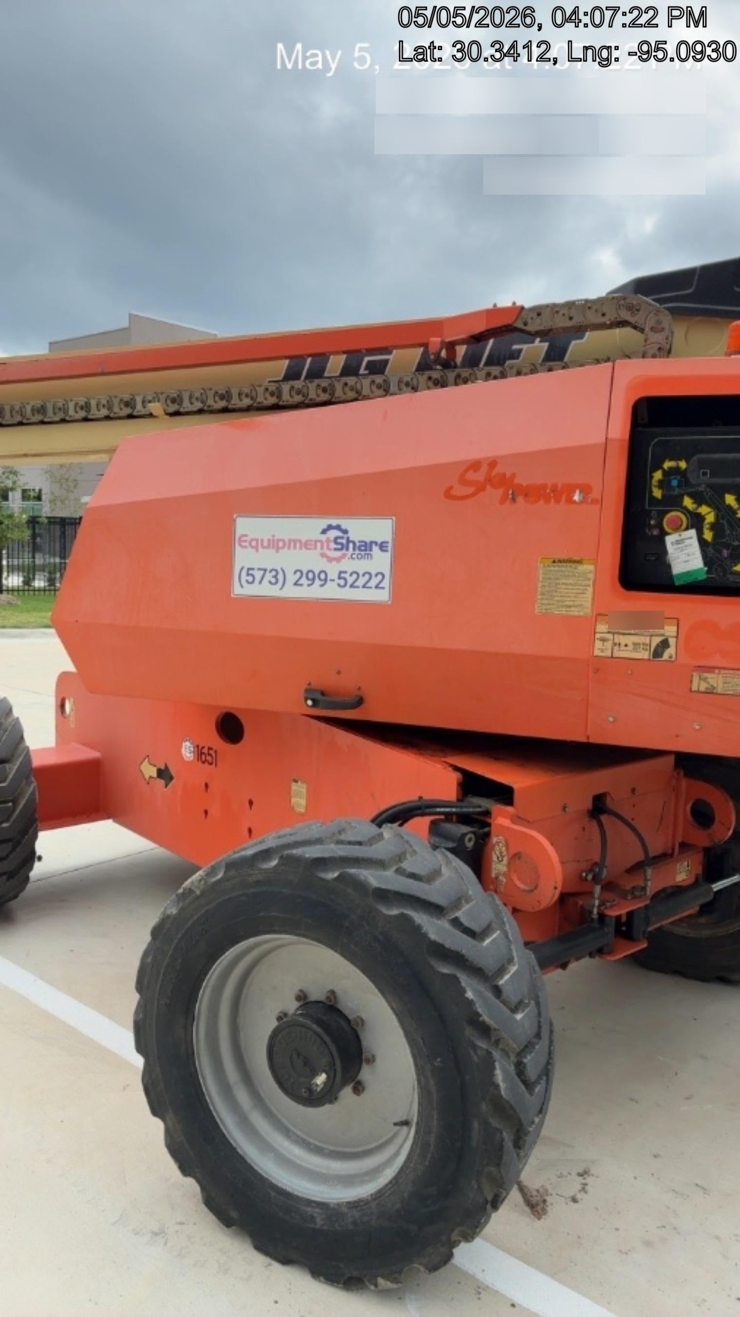 2013 JLG 660SJ JLG 660SJ Telescoping Boom Lift