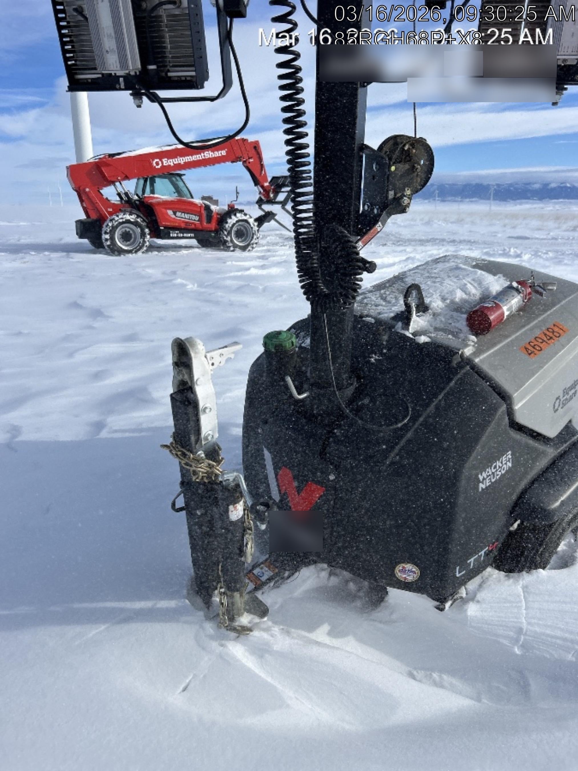 2024 Wacker Neuson LTT4 Diesel, Kohler KDW702, Deep Sea Controller, Auto Start, LED 320W, Bypass Outlet, T3