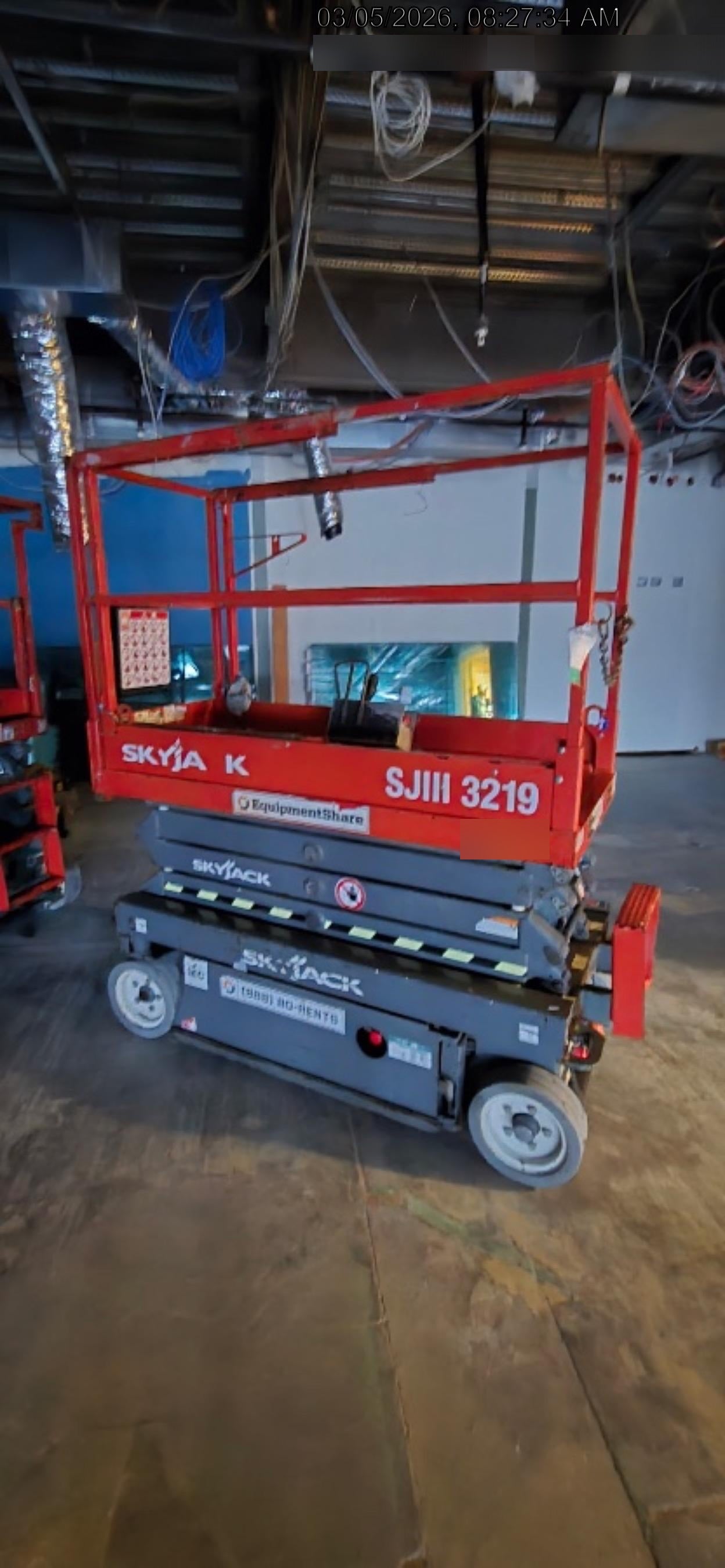 2016 Skyjack SJIII-3219 Standard Rental Specs