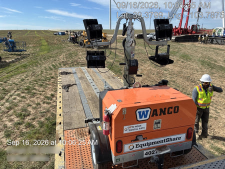 2024 Wanco WLTT-4MM4K Diesel, Deep Sea Controller, Shore Power Plug, Auto Start, (4) 350W LED Floodlights, 4kW Generator, 60 Gal Fuel Tank, 2" Ball, T3