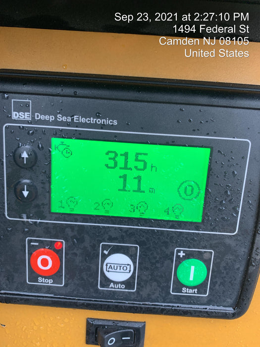 2021 Allmand NLV3GR (4) LED Light Fixture 350W, 23' Vertical Mast, 3kW Prime, Towable, Deep Sea L401, Leveling Jacks, Yanmar T4F 5.8hp