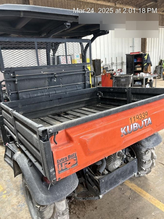 Kubota RTV-X1140W-H Canopy, 4-Seater, Diesel, Windshield Acrylic Clear, LED Strobe, Backup Alarm