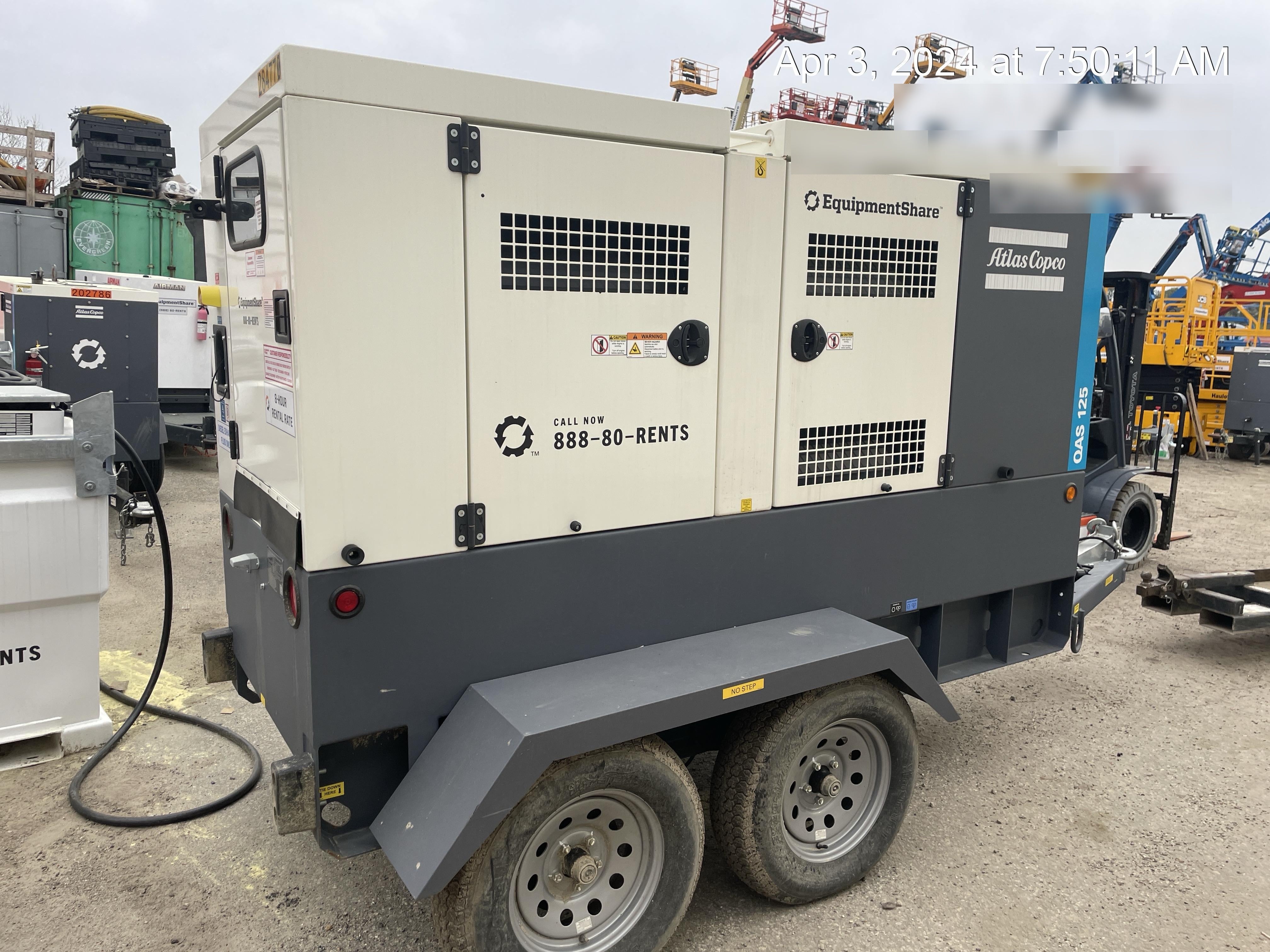 2022 ATLAS COPCO QAS 125
