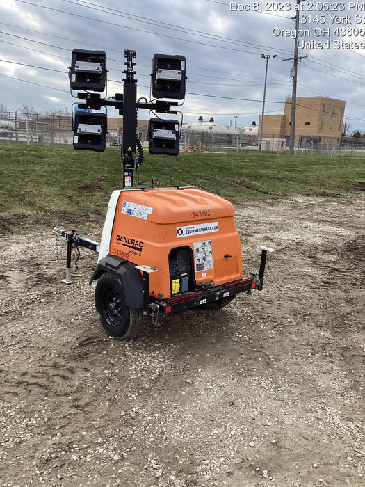 2023 Generac MLT2 Diesel, Flex Switch 120V Input, Powerzone Controller, (4) 320W LED Lights, 4kW Generator, 39.9 Gal Fuel Tank, 2" Ball, T3