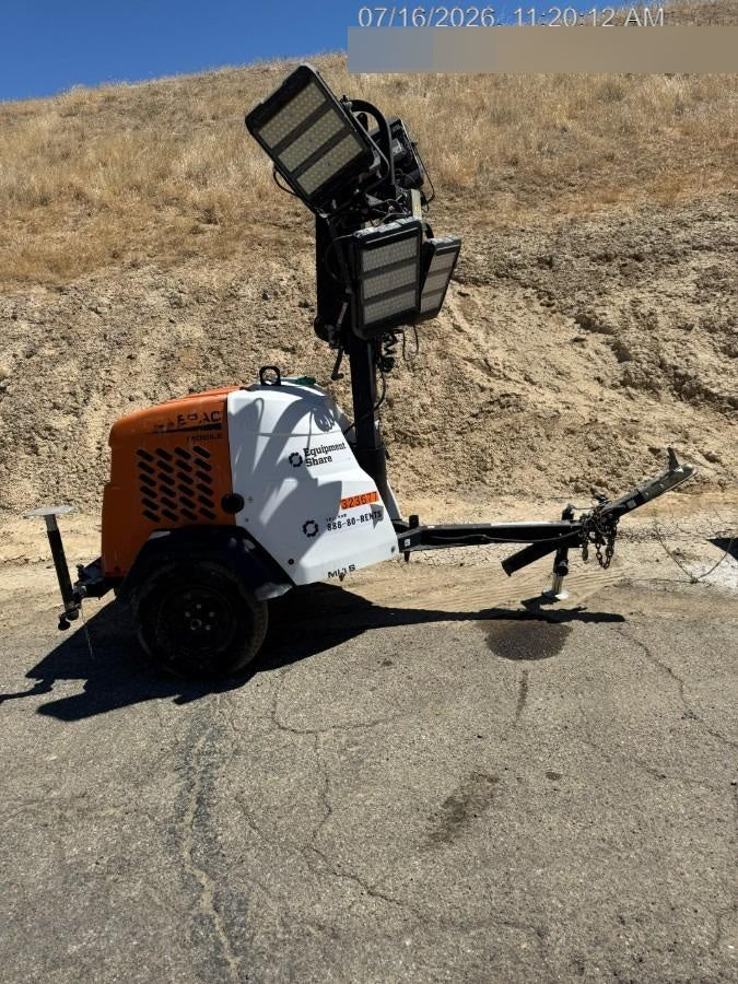2023 Generac MLT2 Diesel, Flex Switch 120V Input, Powerzone Controller, (4) 320W LED Lights, 4kW Generator, 39.9 Gal Fuel Tank, 2" Ball, T3