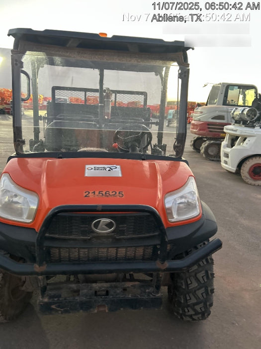 2022 Kubota RTV-X1140W-H Plastic Canopy, Windshield Acrylic Clear, LED Strobe Light, Wire Harness Kit, Back up Alarm