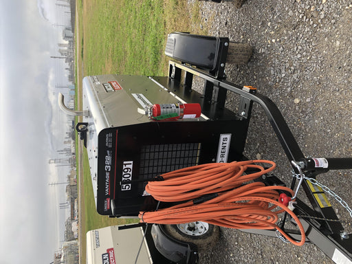 2019 Lincoln Electric Vantage 322 Welder Ready-Pak 3, Two wheel trailer, Fender and Light kit, Cable Rack