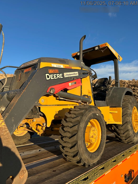 2020 John Deere 210LEP Canopy, 4WD, Second rear hydraulic cylinder, Light Package, Wheel weights