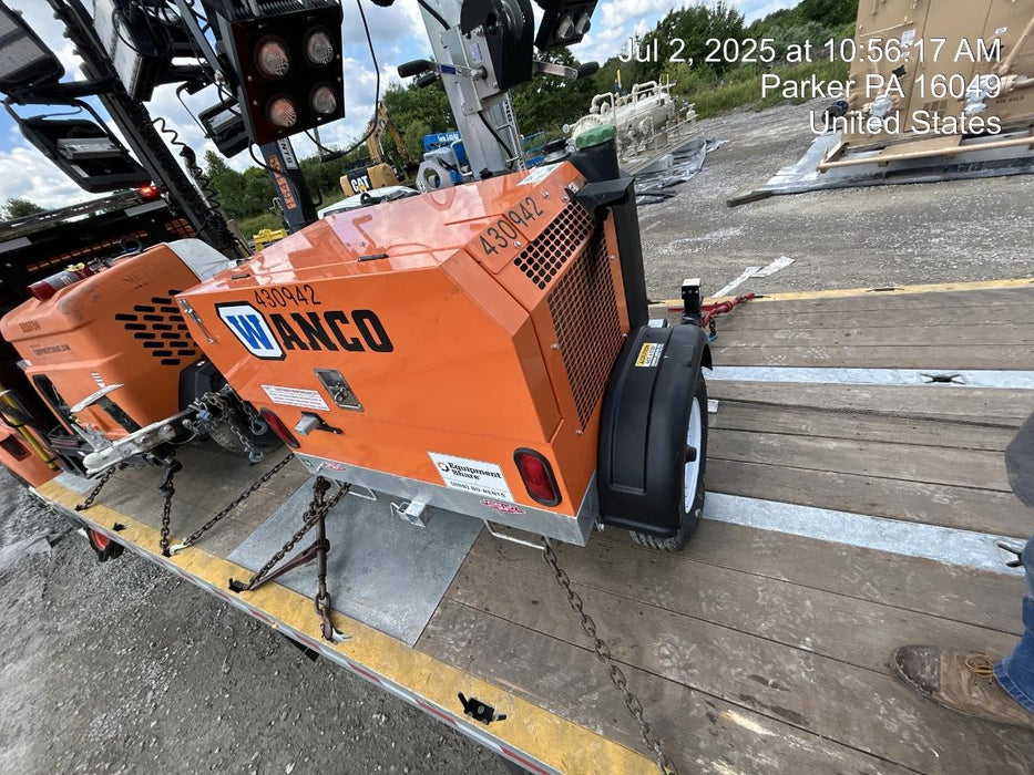 2024 Wanco WLTT-4MM4K Diesel, Deep Sea Controller, Shore Power Plug, Auto Start, (4) 350W LED Floodlights, 4kW Generator, 60 Gal Fuel Tank, 2" Ball, T3