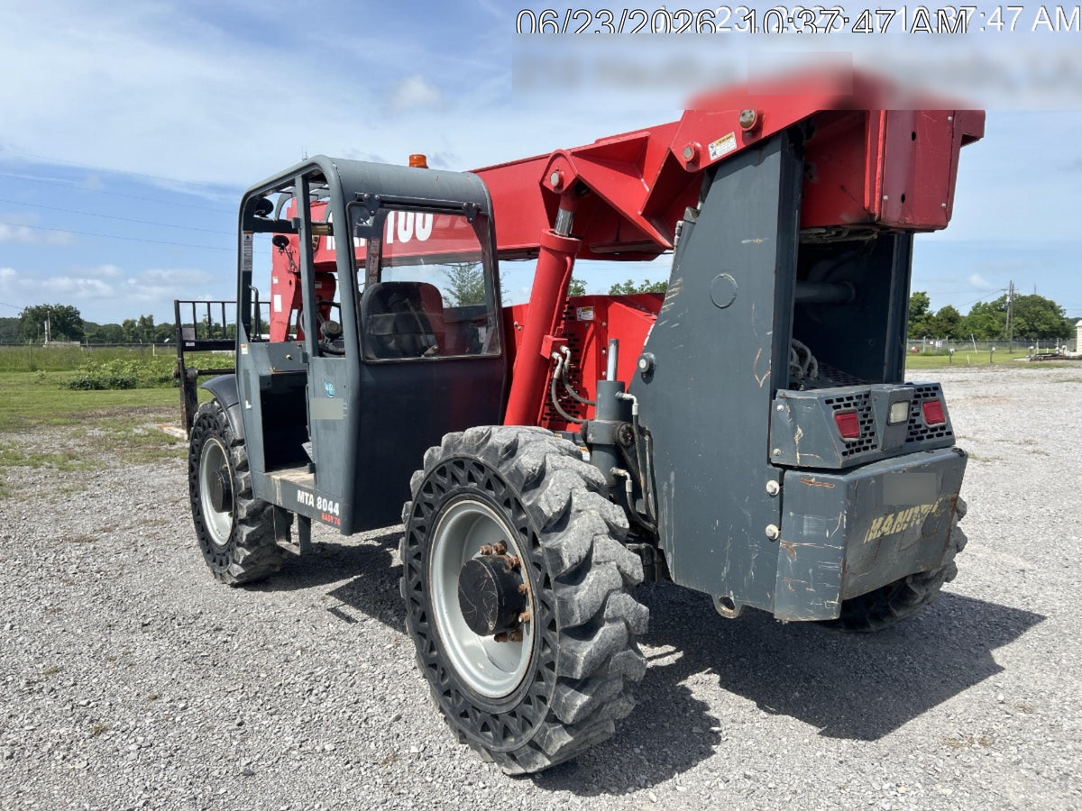 2019 Manitou MTA8044 MTA 8044 - 74 HP T4, Canopy, Worklights/Strobe, Beacon, 66" Carriage, 48" Forks, Solid Tires, Lift Hook, Aux Hydraulics