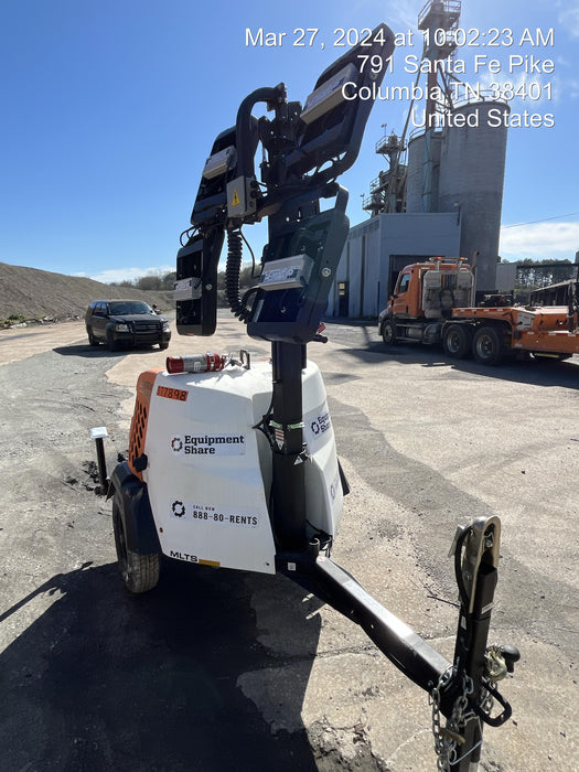 2023 Generac MLT2 Diesel, Flex Switch 120V Input, Powerzone Controller, 
(4) 320W LED Lights, 4kW Generator, 39.9 Gal Fuel Tank, 2" Ball, T3