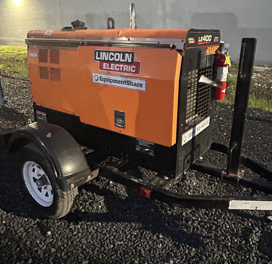 2022 Lincoln Electric LE400 Kubota V1505, Trlr, Cable Rack, Light Kit, ES Decals, T3