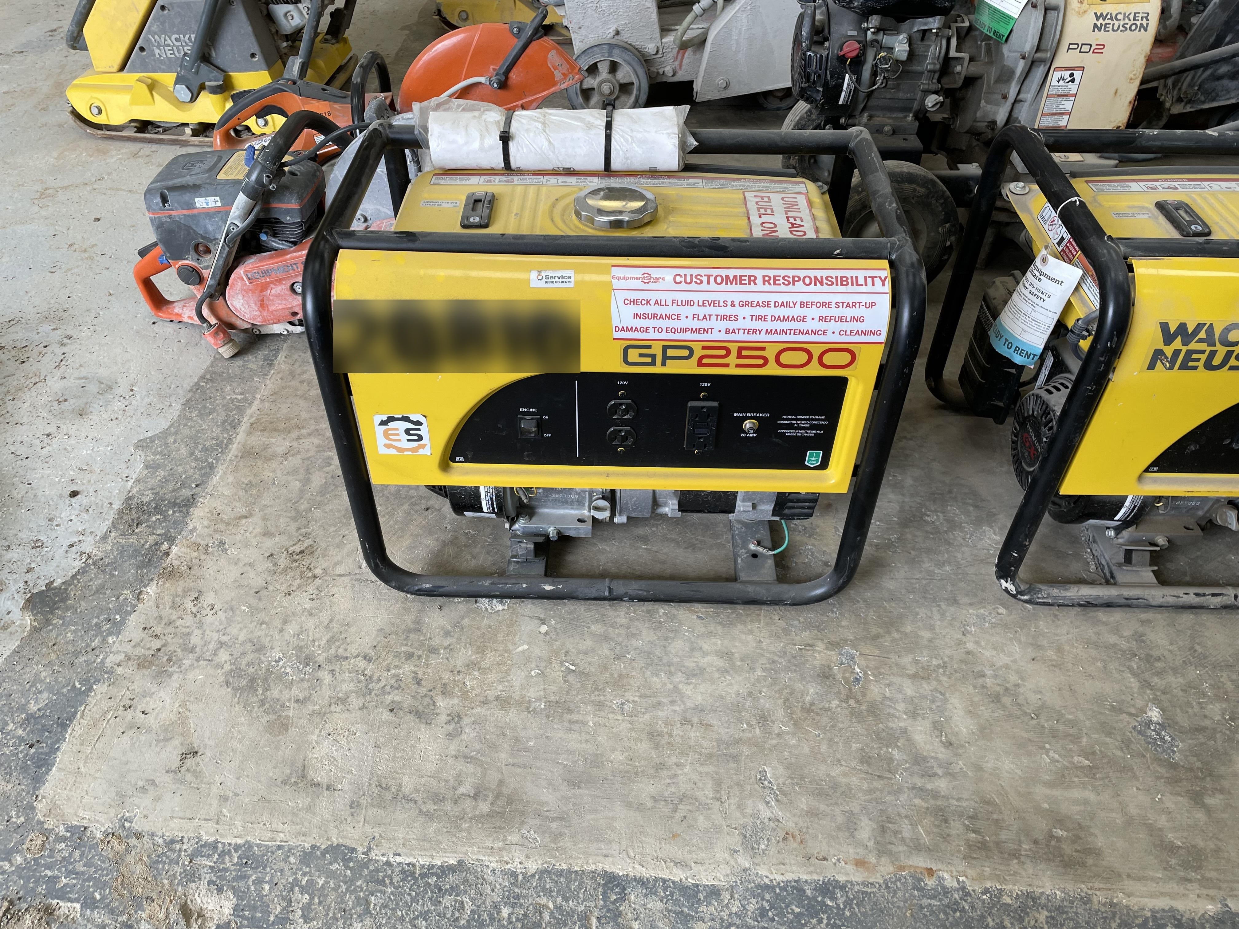 2018 WACKER NEUSON GP2500A