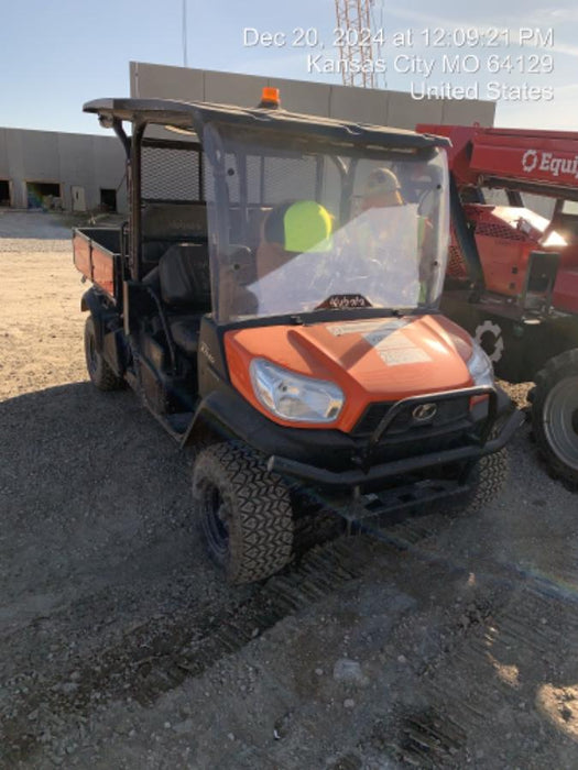 2022 Kubota RTV-X1140W-H Plastic Canopy, Windshield Acrylic Clear, LED Strobe Light, Wire Harness Kit, Back up Alarm