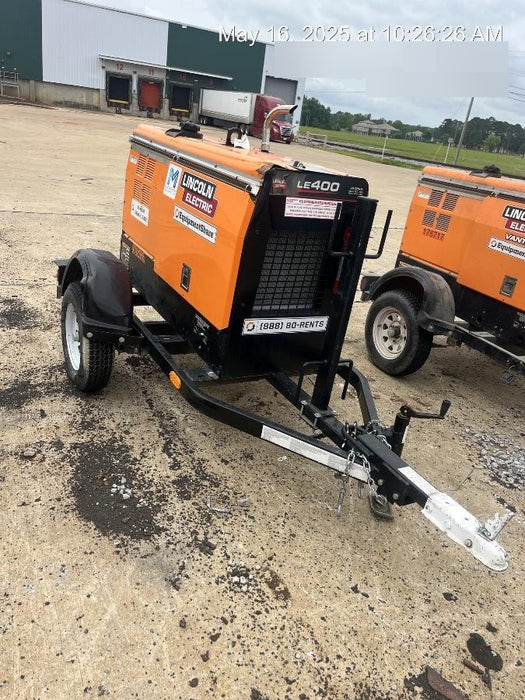 2023 Lincoln Electric LE400 Kubota V1505, Trlr, Cable Rack, Light Kit, ES Decals, T3