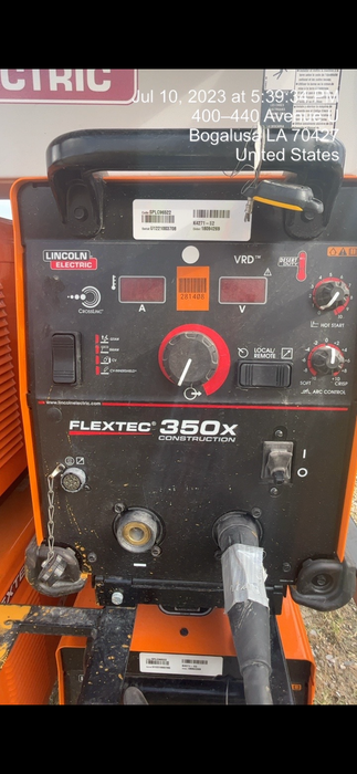 2022 LINCOLN ELECTRIC FLEXTEC 350X