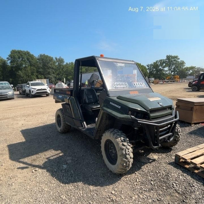 2021 Yanmar YU1000 Canopy, Steel Wheel, Poly WindShield, Beacon, Backup Alarm
