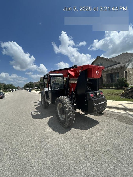 2019 Manitou MTA10055 Canopy, 120 HP, Solid Tires, Work Lights, Lift Hook, Auxiliary Hydraulics w/66" Carriage and 60" Forks