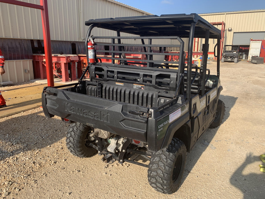 Kawasaki Mule PRO-DXT Kawasaki Mule PRO-DXT Diesel Utility Cart w/Alarm/Beacon, Hard Top, ES Track Hardware