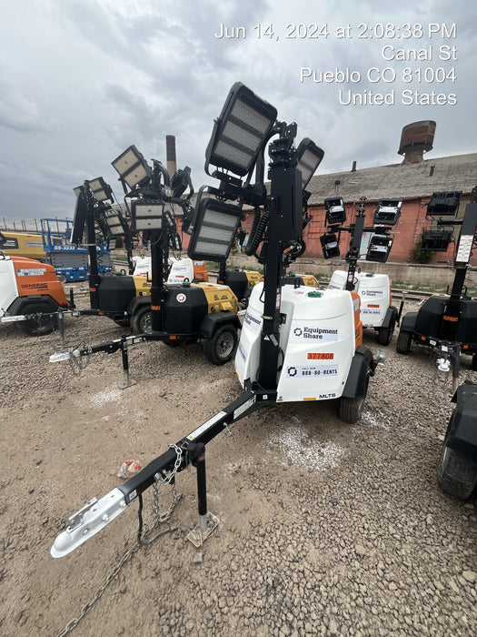 2023 Generac MLT2 Diesel, Flex Switch 120V Input, Powerzone Controller, 
(4) 320W LED Lights, 4kW Generator, 39.9 Gal Fuel Tank, 2" Ball, T3