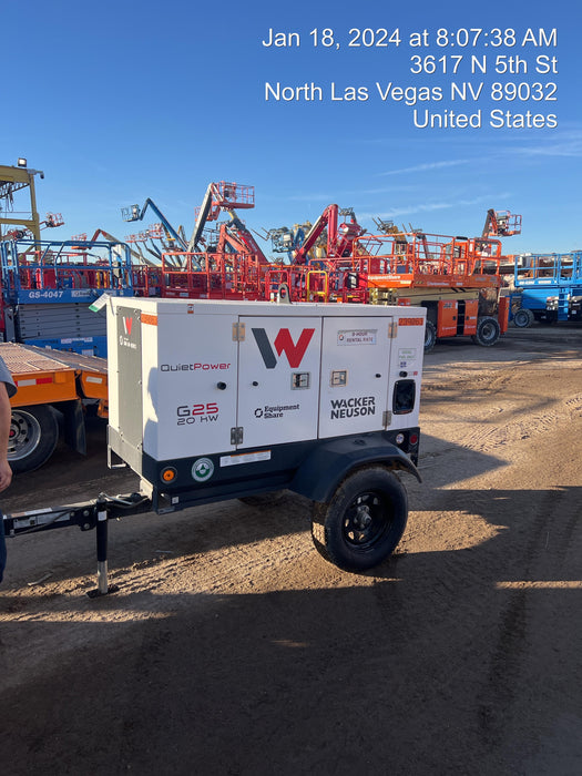 2022 WACKER NEUSON G25