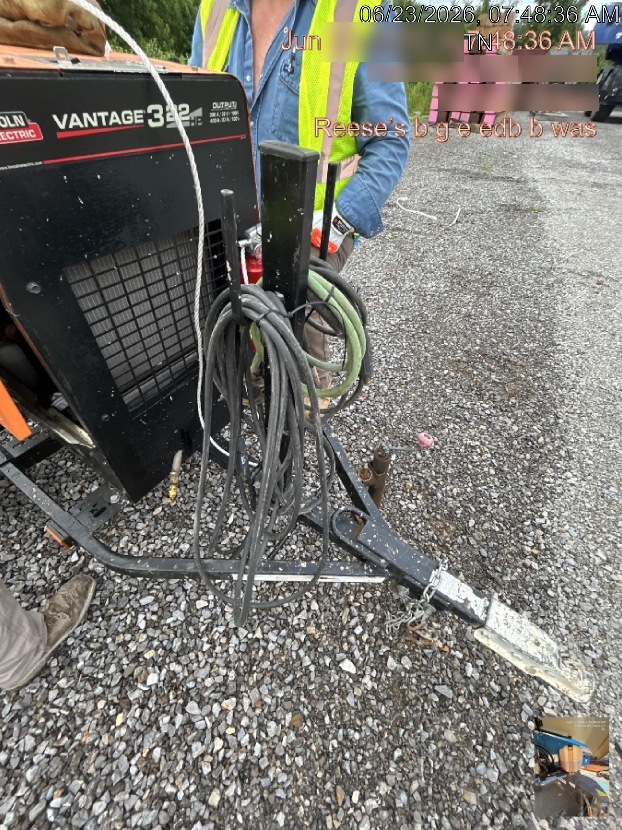 2021 Lincoln Electric Vantage 322 Vantage 322 Ready Pak 3 w/ Decals, ORANGE (includes trailer, cable rack, fender light kit) NO Telematics