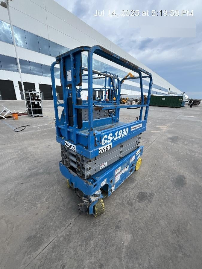 2017 Genie GS-1930 Genie GS-1930 Scissor Lift