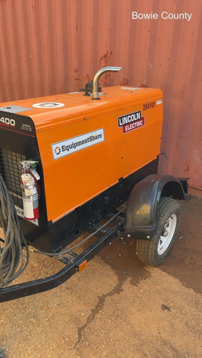 2022 Lincoln Electric LE400 Kubota V1505, Trlr, Cable Rack, Light Kit, ES Decals, T3