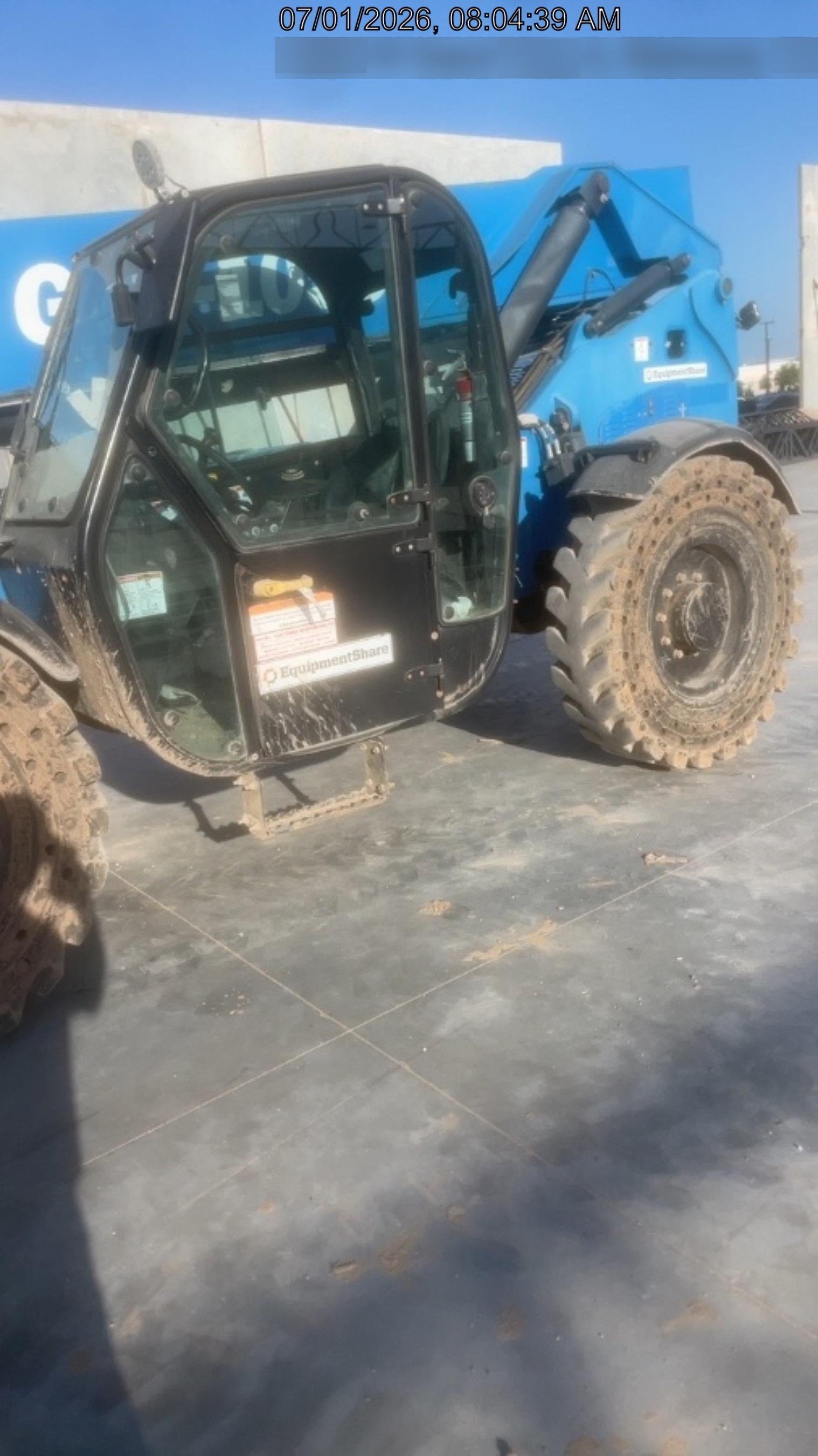 2019 Genie GTH-1056 Genie GTH-1056 w/CAB, Solid Tires, Work Lights, 60" carriage/forks, cab mesh, beacon