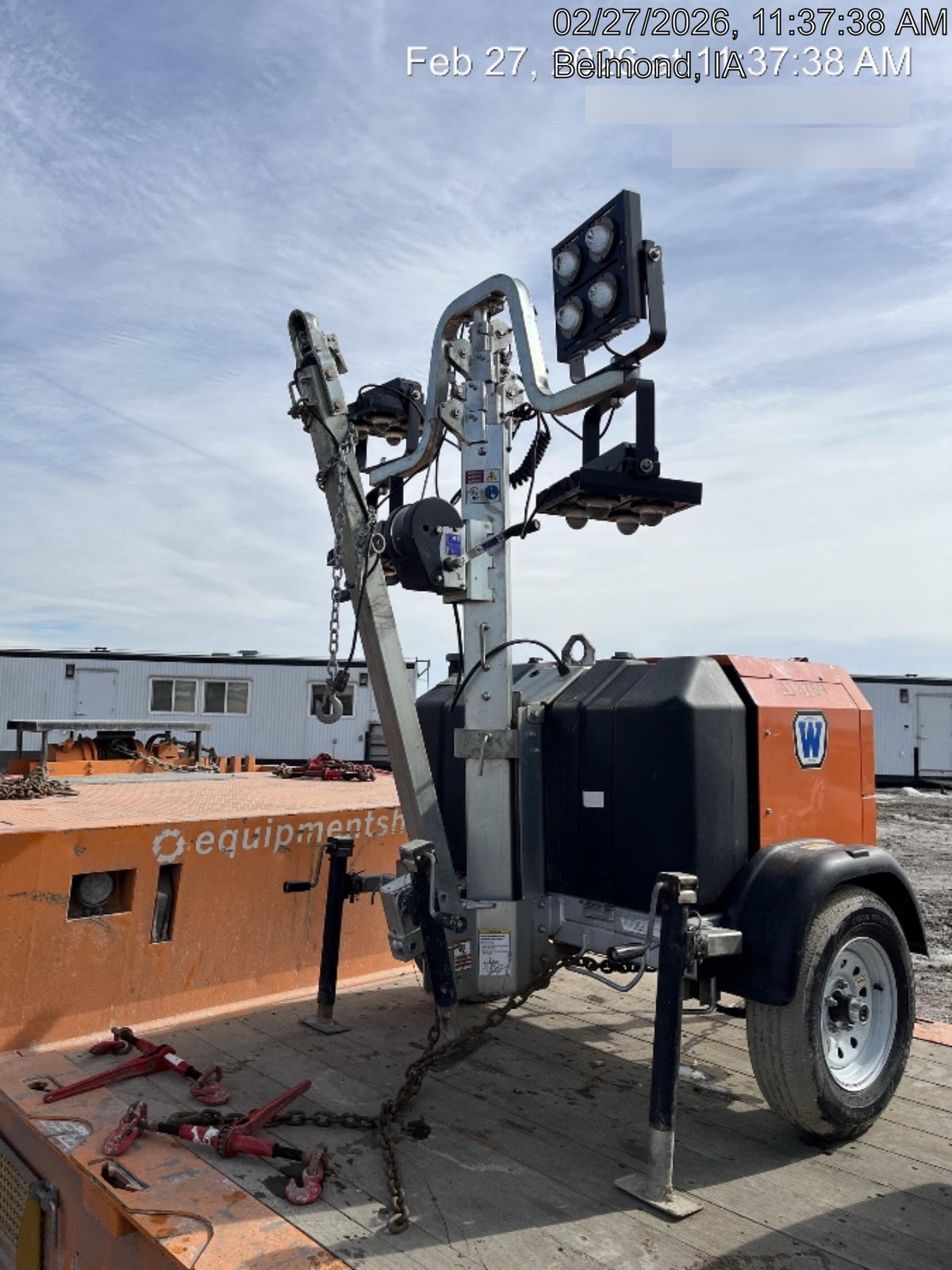 2024 Wanco WLTT-4MM4K Diesel, Deep Sea Controller, Shore Power Plug, Auto Start, (4) 350W LED Floodlights, 4kW Generator, 60 Gal Fuel Tank, 2" Ball, T3